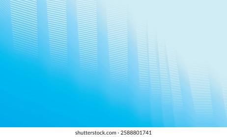 Aqua blue color with zig zag stripes abstract background for backdrop or presentation