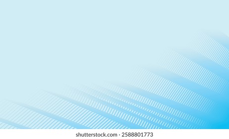 Aqua blue color with zig zag stripes abstract background for backdrop or presentation