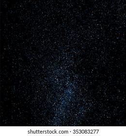Aqua blue glitter texture vector on a black background. 