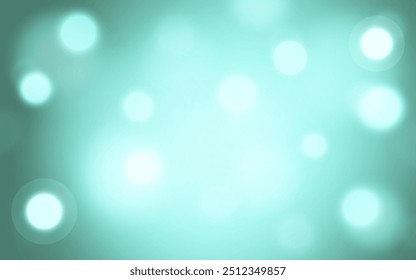Aqua Bokeh Bliss. Serene Turquoise Glow, Background decoration