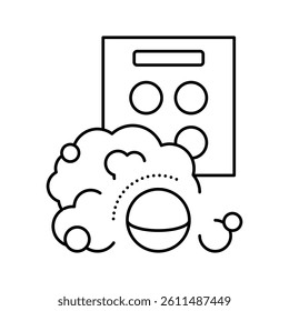 aqua bombs line icon vector. aqua bombs sign. isolated contour symbol black illustration