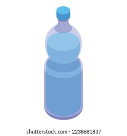 Aqua bottle icon isometric vector. Water delivery. Office container