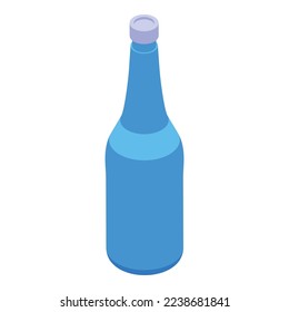 Aqua business icon isometric vector. Water delivery. Faucet cold