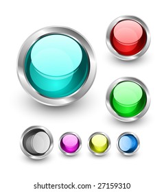Aqua buttons