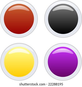 Aqua buttons VECTOR