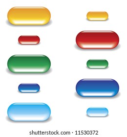 Aqua buttons for web icons