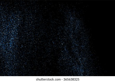 Aqua  glitter texture vector on  black background.