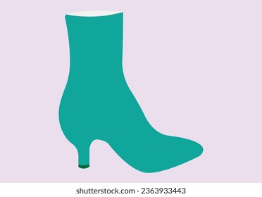 Aqua-grüner Tiefseeschuh