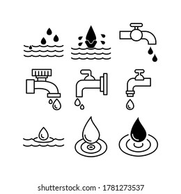 Aqua icon or logo isolated sign symbol vector illustration - Collection of high quality black style vector icons
