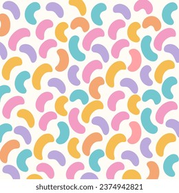 Aqua Liquid Pastel Seamless Pattern.A vibrant and playful seamless pattern with aqua, liquid, colorful, and pastel colors on a white background.