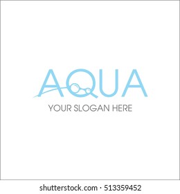 Aqua Logo Design Template