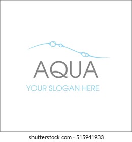 Aqua Logo Design Template