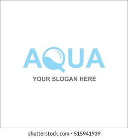 Aqua Logo Design Template