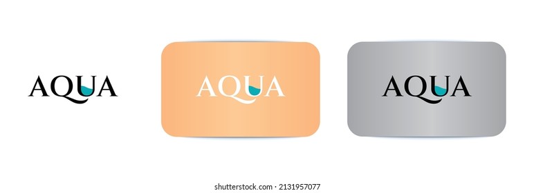 Aqua-Logo, Symbol, Vektorgrafik 