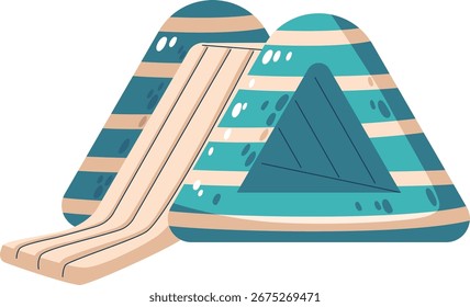 Aqua Park aufblasbares Slide Trampolin