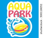 aqua park. Vector Illustration
