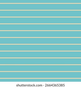 Aqua and peach medium horizontal stripe seamless pattern background