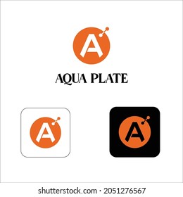  AQUA PLATE LOGO DESIGN