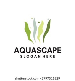 Aqua Scape Logo Design template Illustration Vector
