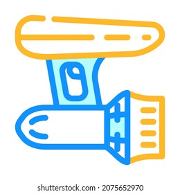 aqua scooter color icon vector. aqua scooter sign. isolated symbol illustration