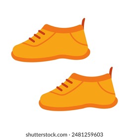 Aqua shoes vector cartoon illustration isolated on a white background.