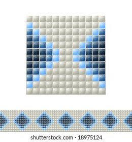 Aqua style mosaic 008