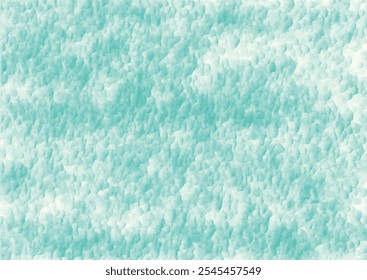 Aqua teal colored terry cloth texture patterned background picture. Bright and serene turquoise background wallpapers. Blue and white watercolour painting. pastel color watercolor background paper