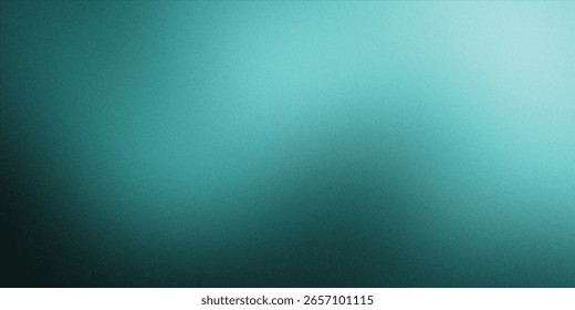 Aqua verde azulado fondo de gradiente efecto de luz de viñeta lisa con suave brillo tono abstracto ideal para la presentación digital de productos de Fondo de pantalla diseño visual moderno o elegante Plantilla oscura