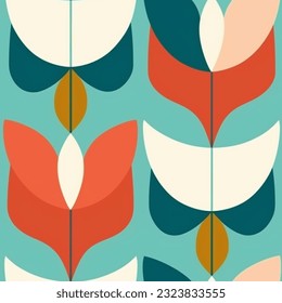 Aqua Terra Olive Green Mint Geometric Abstract Scandinavian Design Seamless Pattern Wallpaper Background