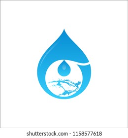 AQUA WATER LOGO DESIGN INSPIRATION