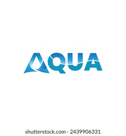 Aqua Water Logo Design Vektor 