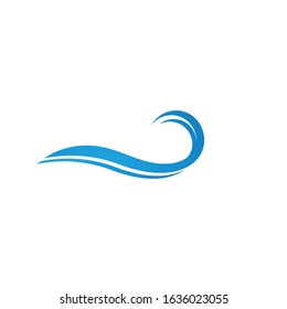 Aqua ,Water Wave symbol and icon Logo Template vector