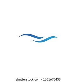 Aqua ,Water Wave symbol and icon Logo Template vector