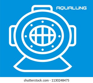 AQUALUNG VECTOR ICON 