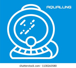 AQUALUNG VECTOR ICON 