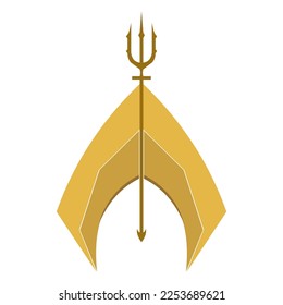 Aquaman ícone logo - trident