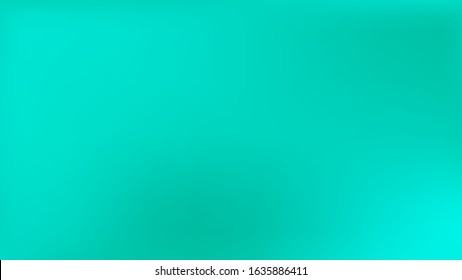 Aquamarine colored abstract gradient mesh Background. Plain texture. Magic style light. Easy to edit net color vector illustration. Net banner template. Crisp trendy fantasy. 