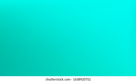 Aquamarine colored abstract gradient mesh Background. Easy to edit fresh color vector illustration. Net banner template. Elementary texture. Magic style blur. Cool trendy fantasy. 