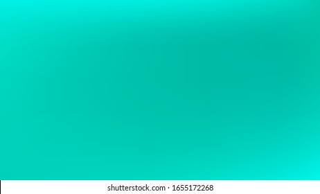 Aquamarine colored abstract gradient mesh Background. Easy to edit pure color vector illustration. Magic style blur 