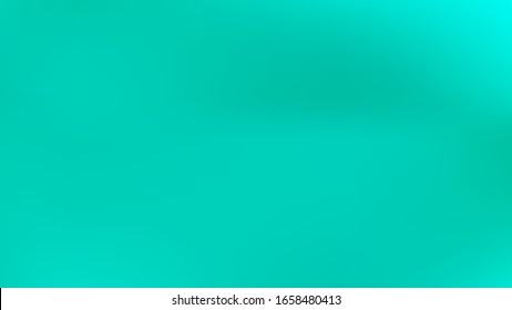 Aquamarine colored abstract gradient mesh Background. Cool banner template. Easy to edit pristine color vector illustration. Magic style bright. Minimal texture. Net trendy fantasy. 