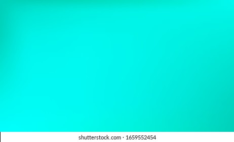 Aquamarine colored abstract gradient mesh Background. Magic style smoot. Common texture. Pristine trendy fantasy.  Easy to edit fresh color vector illustration. Breezy banner template.