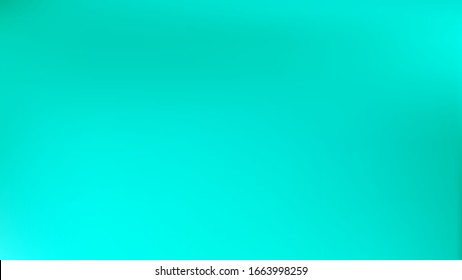 Aquamarine colored abstract gradient mesh Background. Breezy banner template. Easy to edit pristine color vector illustration. Fresh trendy fantasy.  Magic style light. Creative texture.