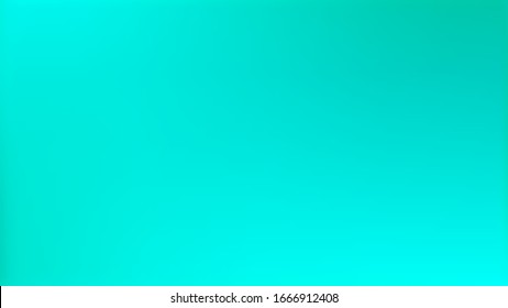 Aquamarine colored abstract gradient mesh Background. Magic style light. Ordinary texture. Easy to edit recent color vector illustration. Breezy trendy fantasy.  Crisp banner template.