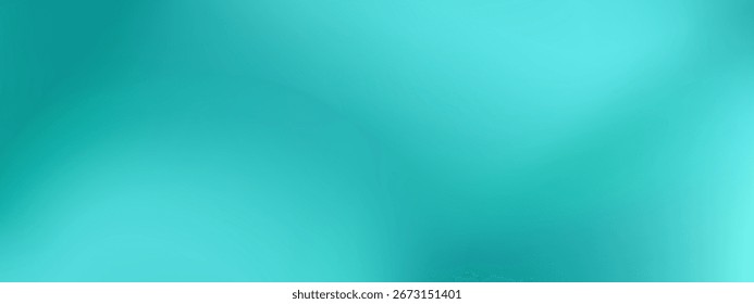 Aquamarine modern abstract background. Blurred mesh gradient in vibrant shades of teal and turquoise
