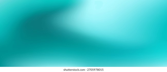 Fondo abstracto moderno aguamarina. Gradiente de malla borrosa en tonos vibrantes de verde azulado y turquesa