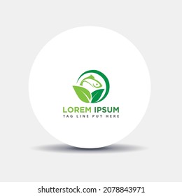 Aquaponics or Eco Fish Farm logo template,Nature fish logo design