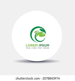 Aquaponics or Eco Fish Farm logo template,Nature fish logo design