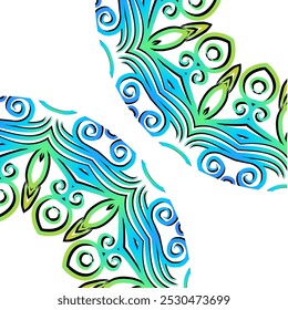 aquare pattern Traditional Indonesian batik for decorating tile designs, walls, floors and commercial textile products