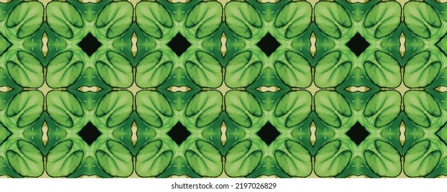 Aquarelle Summer Tile. Green Floral Print. Flower Geometric Pattern Floor. Floral Wall Tile. Green Ethnic Batik. Green Mosaic Design. Green Ornate Geometric Pattern. Floral Ethnic Boho. Floral Pattern