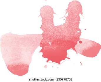 Aquarelle  texture made in vector.